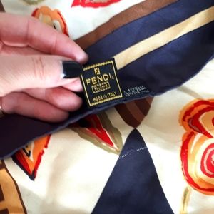 Fendi silk scarf